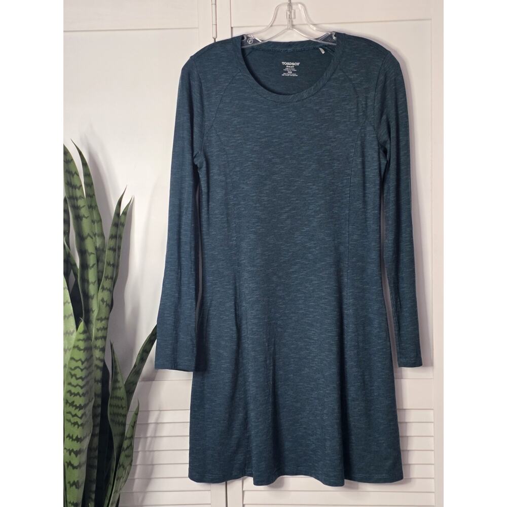 Toad&Co Teal Midi Dress